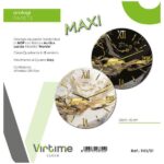 OROLOGIO PARETE MDF ACRYLIC D.45 MARBLE 2 SOG.ASS. ART.1161/01
