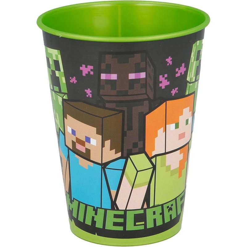 MINECRAFT BICCHIERE IN PLASTICA 260ML MINECRAFT BICCHIERE IN PLASTICA 260ML