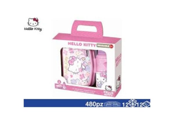 HELLO KITTY SET BORRACCIA+PORTAMERENDA
