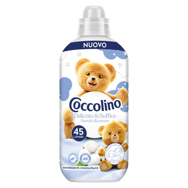 COCCOLINO AMMORBIDENTE CONC. 45LAV. 952ML DELICATO&SOFFICE COTONE COCCOLINO AMMORBIDENTE CONC. 45LAV. 952ML DELICATO&SOFFICE COTONE