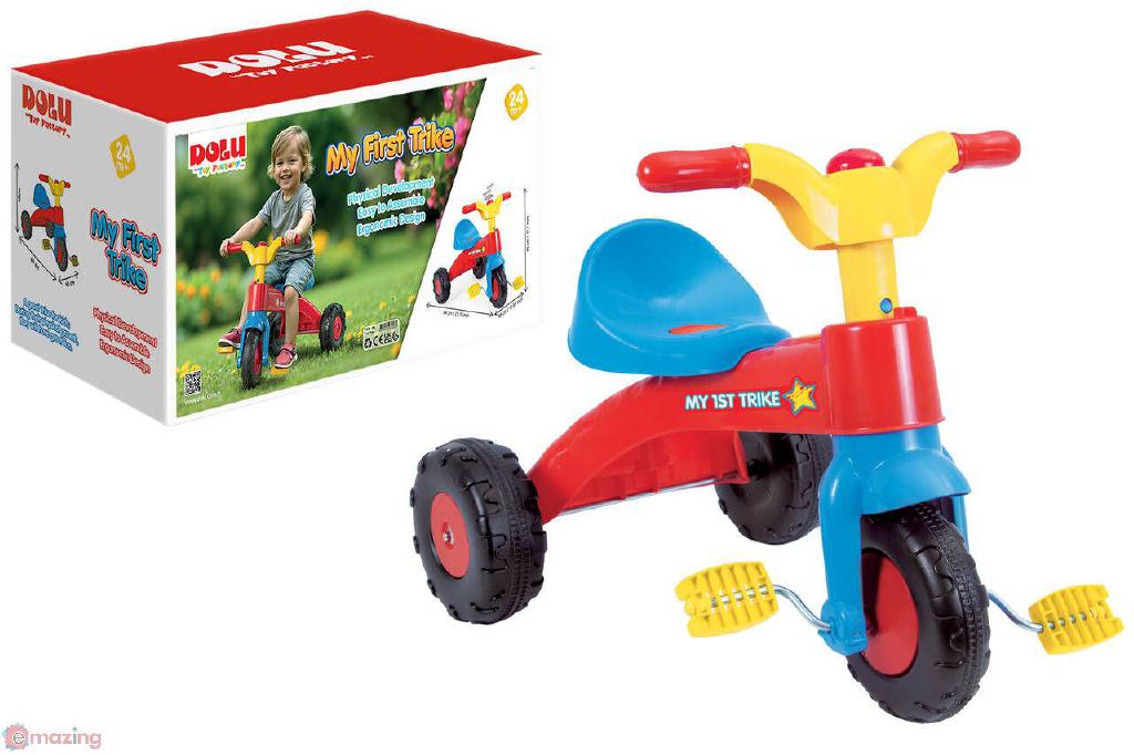 MIO PRIMO TRICICLO C/CLACSON 64X45X48CM MIO PRIMO TRICICLO C/CLACSON 64X45X48CM