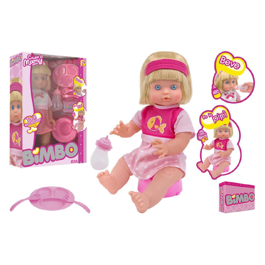 BAMBOLA BEVE/BAGNA 40CM C/ACCESSORI 2ASS. BAMBOLA BEVE/BAGNA 40CM C/ACCESSORI 2ASS.