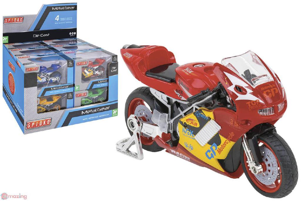 MOTO DIE CAST 1:18 12PZ D/B 2MOD. 2 COL.ASS. MOTO DIE CAST 1:18 12PZ D/B 2MOD. 2 COL.ASS.