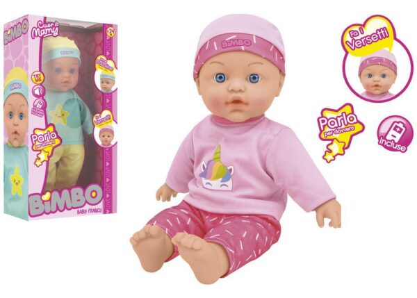BAMBOLA BIMBO CM 41 B/O TRY ME 6 FRASI 2 ASS ART.42489