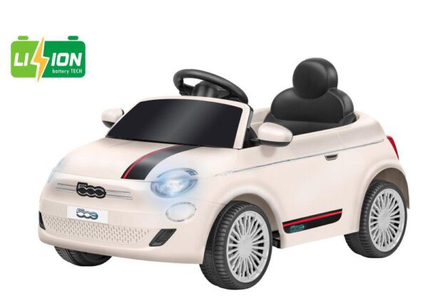 AUTO BT LI-ION FIAT 500E BIANCA 12,6V 4,5AH R/C ART.42861