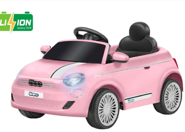 AUTO BT LI-ION FIAT 500E ROSA 12,6V 4,5AH R/C ART.42863