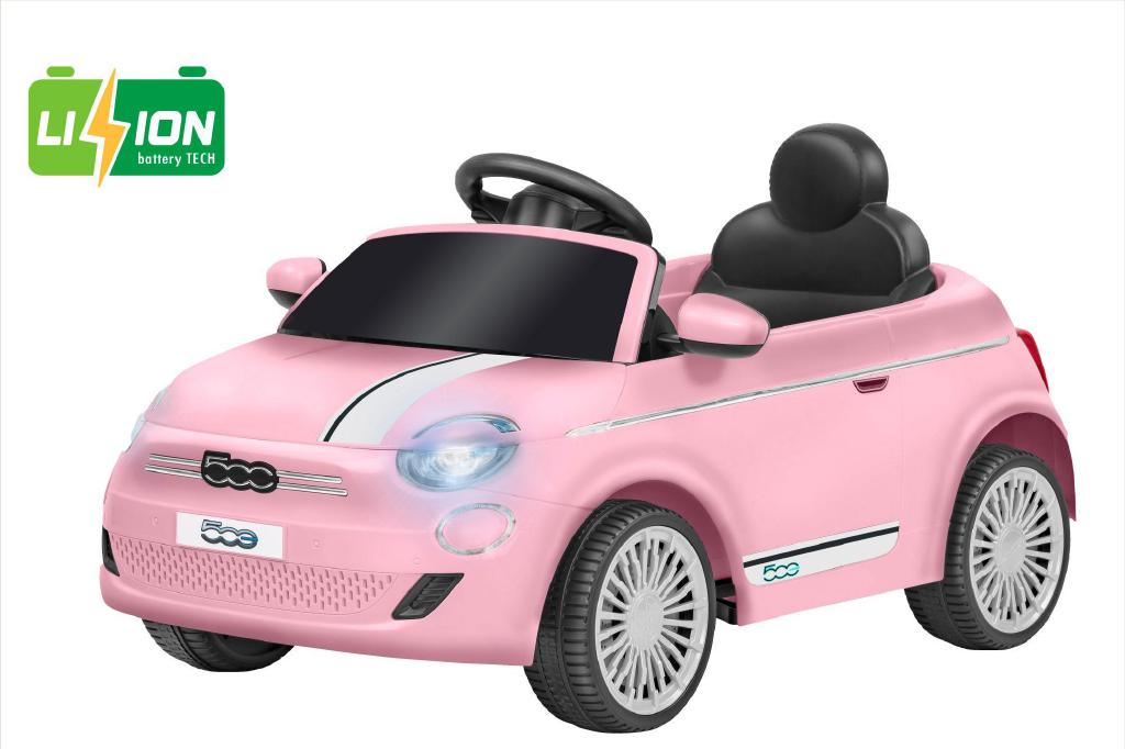AUTO BT LI-ION FIAT 500E ROSA 12,6V 4,5AH R/C ART.42863 AUTO BT LI-ION FIAT 500E ROSA 12,6V 4,5AH R/C ART.42863