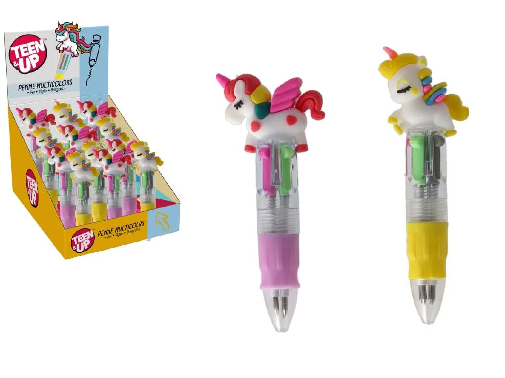 PENNA MINI UNICORNO MULTICOLORE 2ASS. 2C 12PZ D/B ART.43090 PENNA MINI UNICORNO MULTICOLORE 2ASS. 2C 12PZ D/B ART.43090