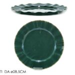PIATTI SET 6 8.5CM VERD. SC. C/BOR. ORO ART.491959