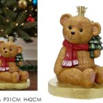 BASE ALBERO ORSO C/ALBERO 40X40XH54CM ART.655177