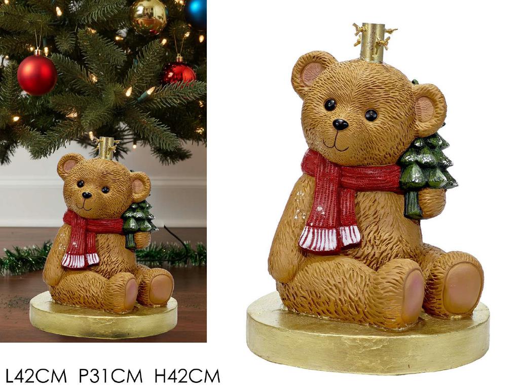 BASE ALBERO ORSO C/ALBERO 40X40XH54CM ART.655177 BASE ALBERO ORSO C/ALBERO 40X40XH54CM ART.655177