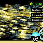 MICROLED SERIE 2000 LUCI 100+5M 8F.C.ARG U/E CALDO ART.25816877