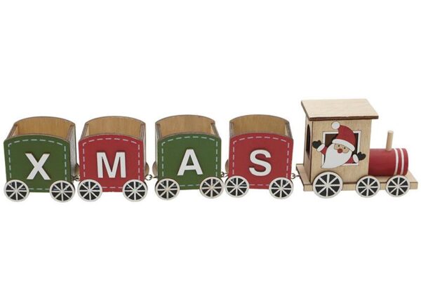 DECORAZIONE NATALIZIA TRENO 42X5,5X9CM M.276 ART.69301699