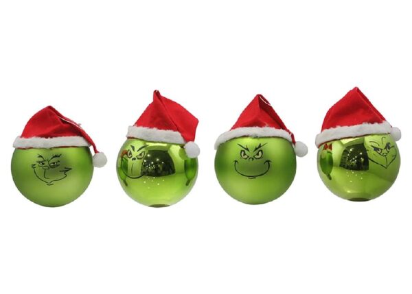 SFERA DI NATALE 15CM VERDE LUCIDA/MATTA 2ASS ART.7177006