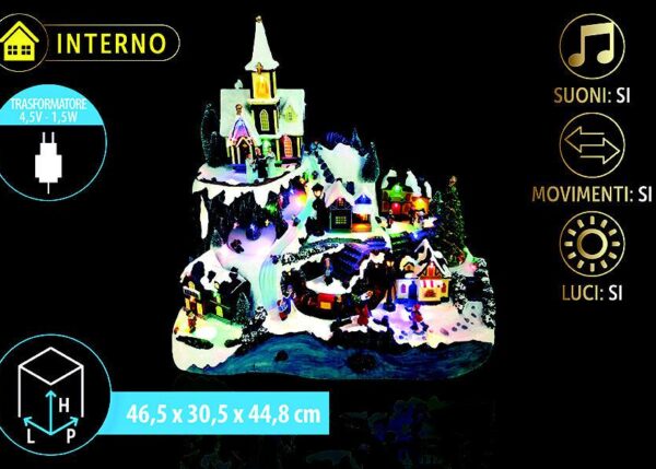 VILLAGGIO LED+MUS+MOV 45,6X30,5X44,8 M49 TRASF. ART.5168148