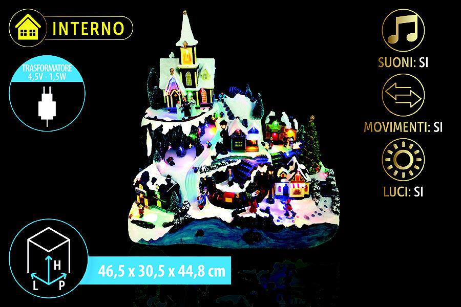 VILLAGGIO LED+MUS+MOV 45,6X30,5X44,8 M49 TRASF. ART.5168148 VILLAGGIO LED+MUS+MOV 45,6X30,5X44,8 M49 TRASF. ART.5168148