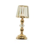 PORTACANDELA D.13,5X33,5CM M.MF25117 ORO ART.3579239