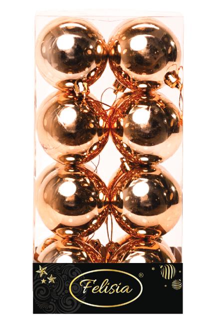PALLE DI NATALE PLASTICA ORO LUCIDE 6CM - 16PZ PALLE DI NATALE PLASTICA ORO LUCIDE 6CM - 16PZ