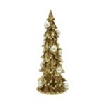 ALBERO IN RESINA 13,8X13,5X33,5CM M.013 ORO ART.6648454