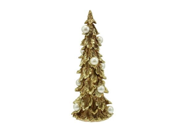ALBERO IN RESINA 13,8X13,5X33,5CM M.013 ORO ART.6648454