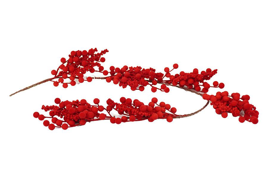 FESTONE BACCHE VELLUTO 125CM M.TY88-Y123Y3-1G ROSSO ART.50557600 FESTONE BACCHE VELLUTO 125CM M.TY88-Y123Y3-1G ROSSO ART.50557600