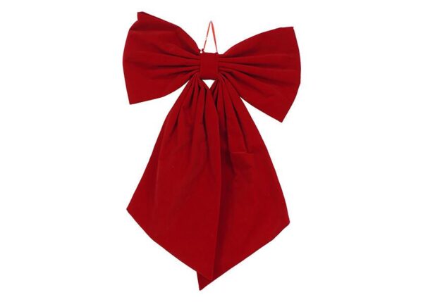 FIOCCO VELLUTO D.T 40X65CM ROSSO ART.31064754