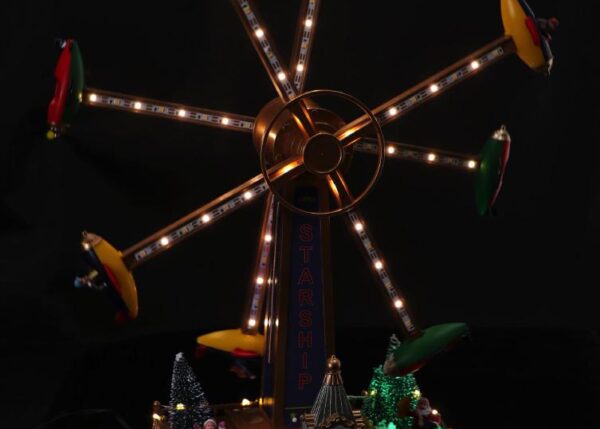 GIOSTRA RES+PLA 77LED NATALE 37X19XH48 ART.115539