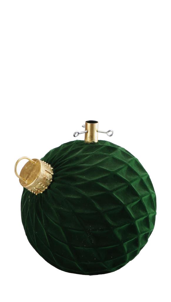 BASE ALBERO NATALE MAG PALLINA VERDE D41X42 ART.119800 BASE ALBERO NATALE MAG PALLINA VERDE D41X42 ART.119800