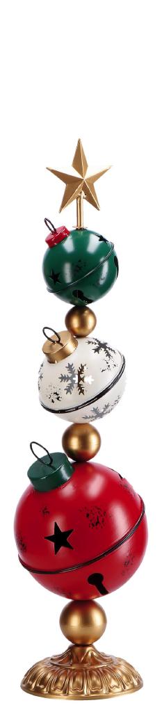 DECORAZIONE NATALIZIA ALBERO FERRO PALLINE DIAM16XH67 ART.122097 DECORAZIONE NATALIZIA ALBERO FERRO PALLINE DIAM16XH67 ART.122097
