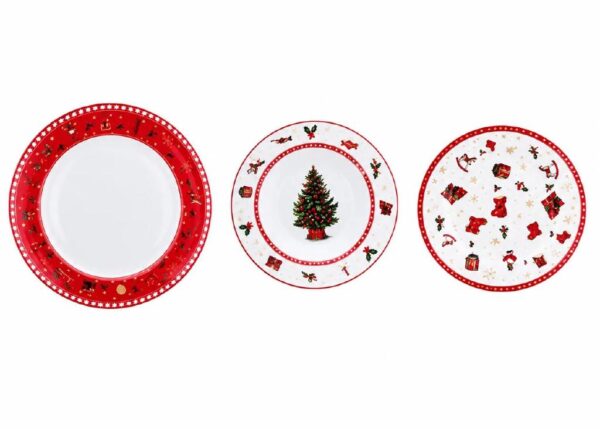 SERVIZIO PIATTI PORCELLANA NAT 18PZ ART.122860