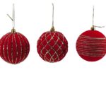 PALLINA DI NATALE ROSSA E12 A3D DIAM8 ART.122940