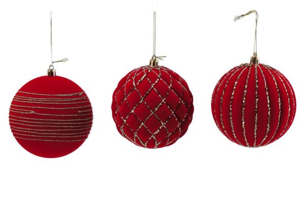 PALLINA DI NATALE ROSSA E12 A3D DIAM10 ART.122941