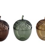 BARATTOLO+COPERCHIO GHIANDA ASS.3COL NATALE D10XH13 ART.123331