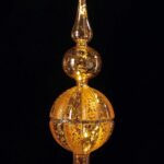 PUNTALE ALBERO DI NATALE LED ROTA ORO D9XH40 ART.123357