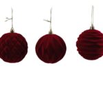 PALLINA DI NATALE BORDEAUX E12 A3D DIAM8 ART.124446