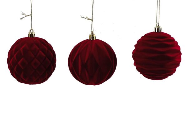 PALLINA DI NATALE BORDEAUX E12 A3D DIAM8 ART.124446