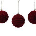 PALLINA DI NATALE BORDEAUX E12 A3D DIAM10 ART.124448