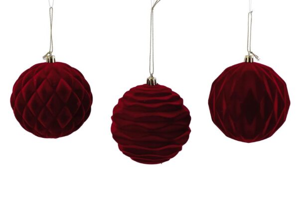 PALLINA DI NATALE BORDEAUX E12 A3D DIAM10 ART.124448