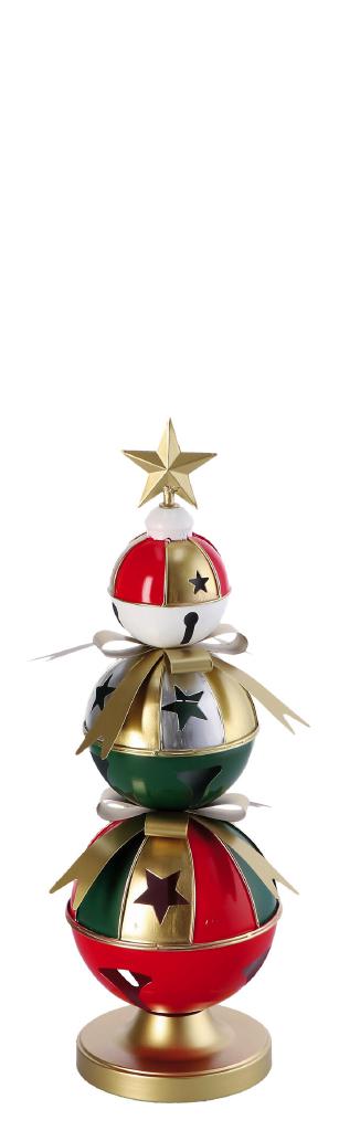 DECORAZIONE NATALIZIA ALBERO FERRO PALLINE DIAM20XH65 ART.126676 DECORAZIONE NATALIZIA ALBERO FERRO PALLINE DIAM20XH65 ART.126676