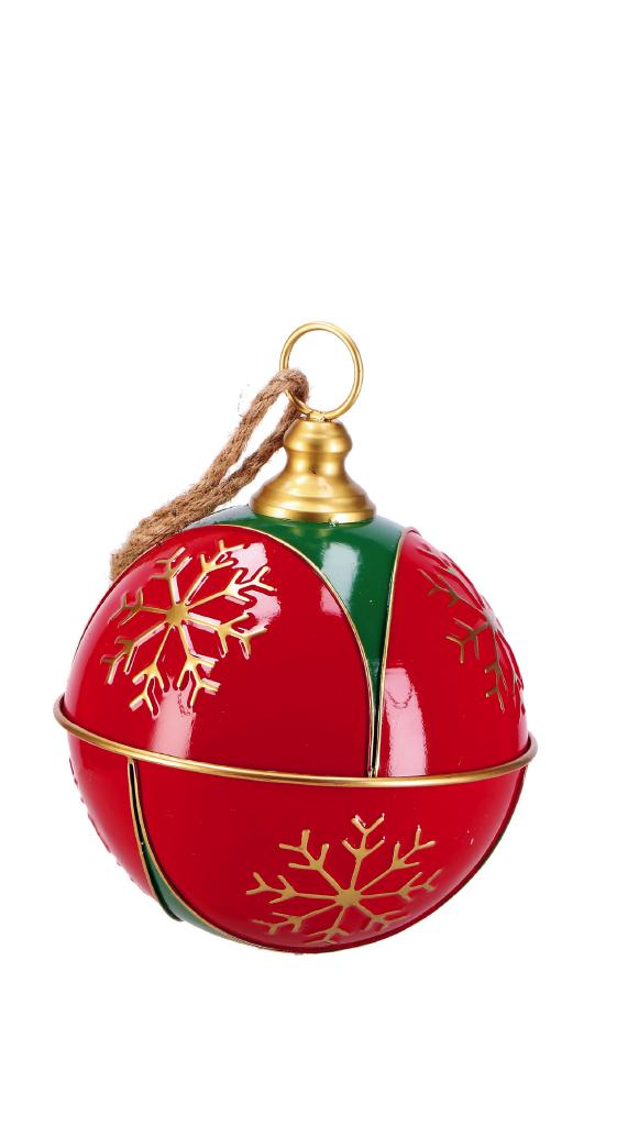 DECORAZIONE NATALIZIA PALLINA LATTA APPE DIAM25 ART.127053 DECORAZIONE NATALIZIA PALLINA LATTA APPE DIAM25 ART.127053