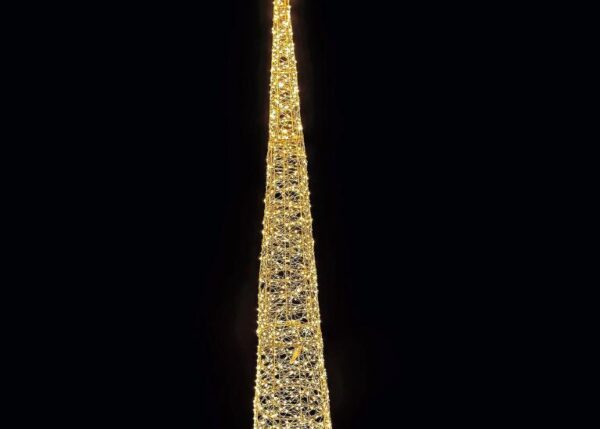 ALBERO DI NATALE FERRO 1200 LED ESTERNO D30XH180 ART.127077