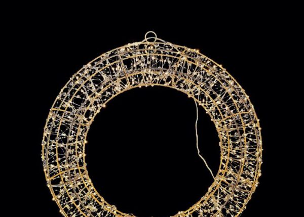 GHIRLANDA FERRO 500LED EST NAT DIAM50 ART.127082