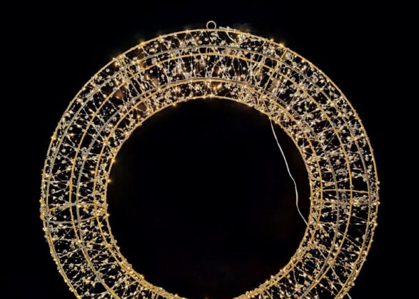 GHIRLANDA FERRO 720LED EST NAT DIAM70 ART.127084