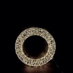 GHIRLANDA FERRO 1200LED EST NAT DIAM90 ART.127085