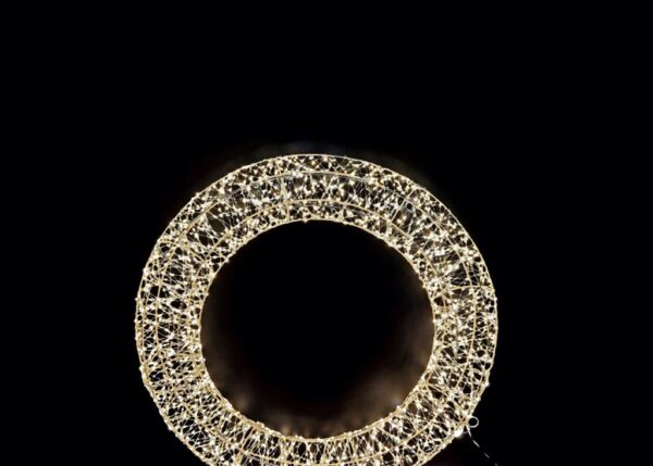 GHIRLANDA FERRO 1200LED EST NAT DIAM90 ART.127085