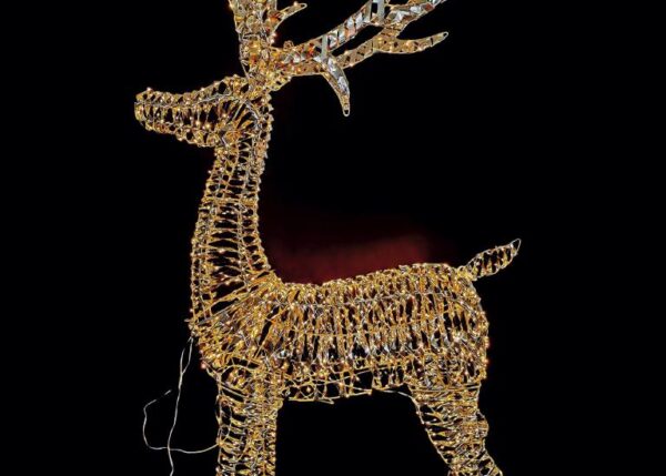 RENNA PE ORO 1400LED ESTERNO NATALIZIA 80X25X160 ART.127123