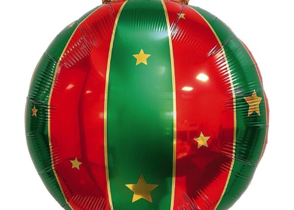 PALLONCINO FOIL PALLINA NATALE CM54X70 ART.128041